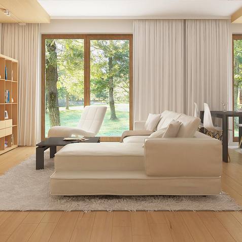 готовый проект дома Z38 D L GP – дизайн интерьера, Зеркальное отображение проекта Z38 с гаражом с правой стороны.