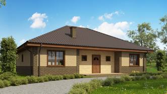 Z10 k - Версия проекта Z10 с кирпичной облицовкой фасадов.