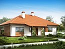 Z185. Традиционный одноэтажный дом с крытой террасой и оранжереей.