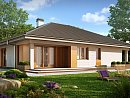 Z209. Практичный одноэтажный дом с гаражом для двух автомобилей и большим хозяйственным помещением.