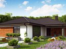 Z317. Проект комфортного и функционального одноэтажного дома.