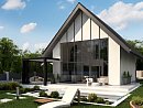 Z440. Загородный дом в современном стиле без гаража