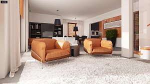 Проект дома Z114 - интерьер 2