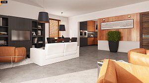 Проект дома Z114 - интерьер 1