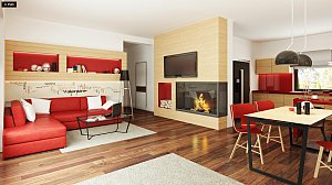 Проект дома Z176 - интерьер 3