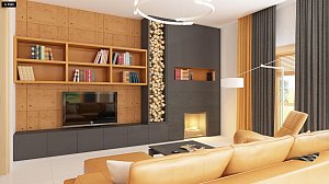 Проект дома Zx12 - интерьер 2