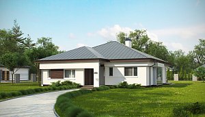 Версия проекта Z200 без гаража, с изменениями в планировке.