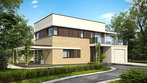 Вариант проекта Zx63 с измененной планировкой помещений.