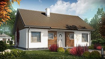 Версия проекта Z7 с углом наклона крыши 35 градусов.