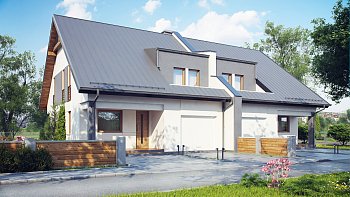 Проект домов близнецов для двух дружественных семей.