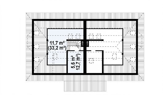 Проект дома Zb1 - план-схема 3